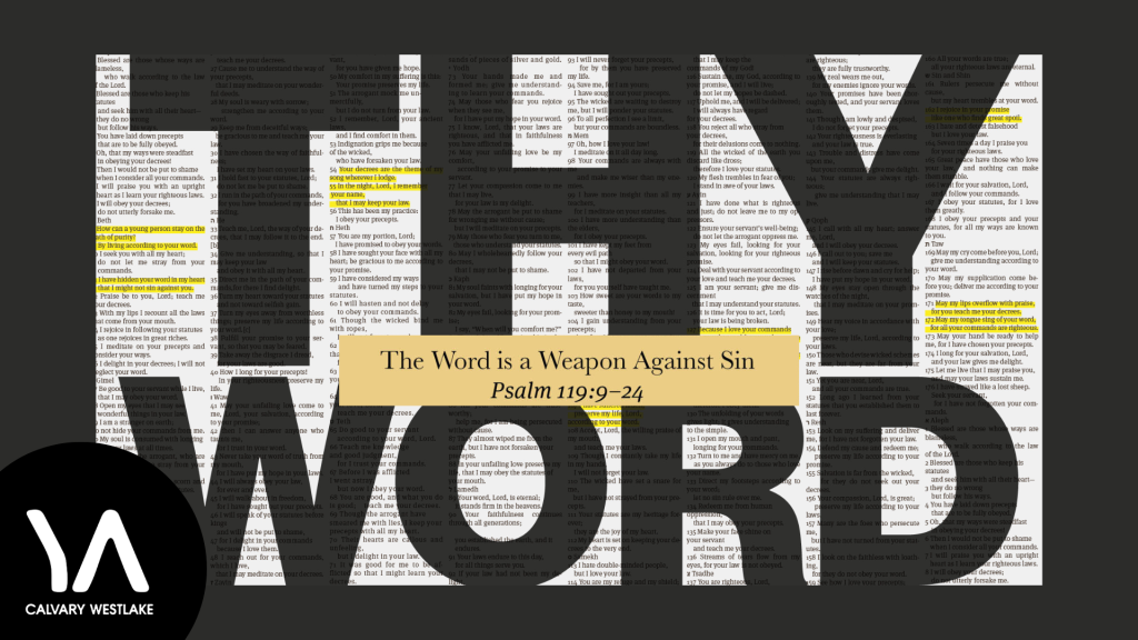 YA – Thy Word | The Word is a Weapon Against Sin